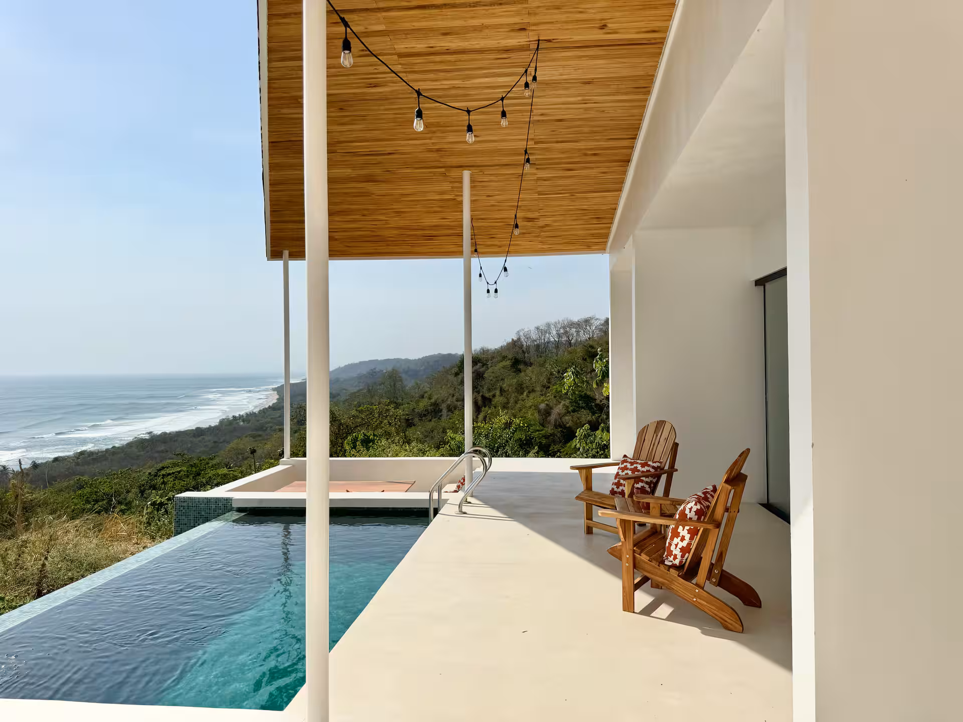 Casa Ambre — ocean view at golden hour.